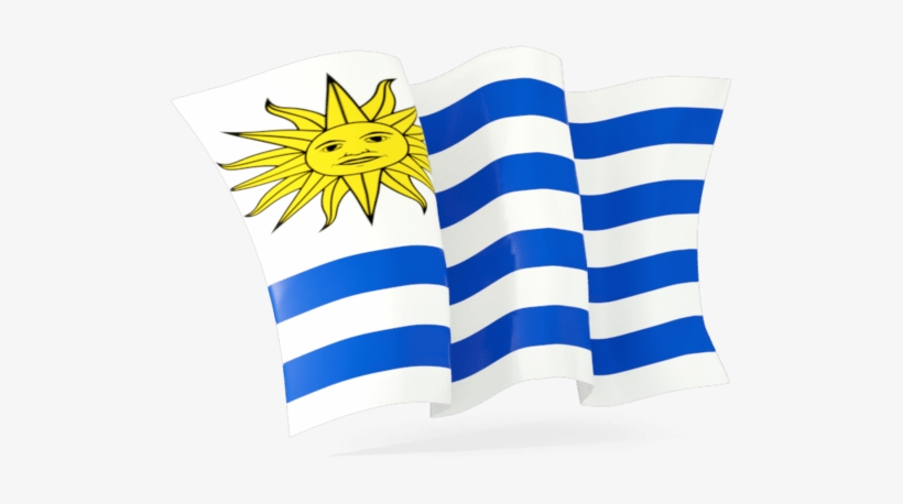 Uruguay Flag Wave Transparent Png Sticker - Png Greece Flag Clipart, transparent png