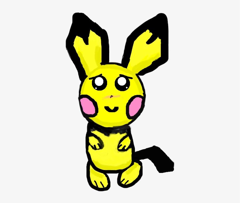 Sweet Lil' Pichu - Cartoon, transparent png
