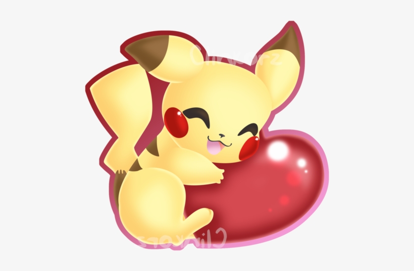 Pikachu - Pikachu Heart, transparent png