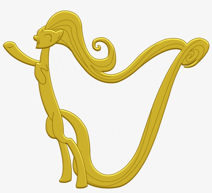 , 537045 Safe Vector Gold Harp Artist Colon Atanarix - Clip Art, transparent png