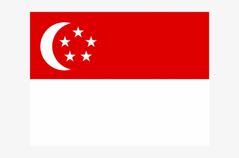 Flag Of Singapore Logo Png Transparent - Flag Of Singapore, transparent png