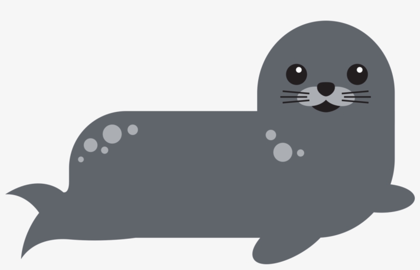 Earless Seal The Harp Seal Harbor Seal Baby Harp Seals - Cartoon Seal Transparent Background, transparent png