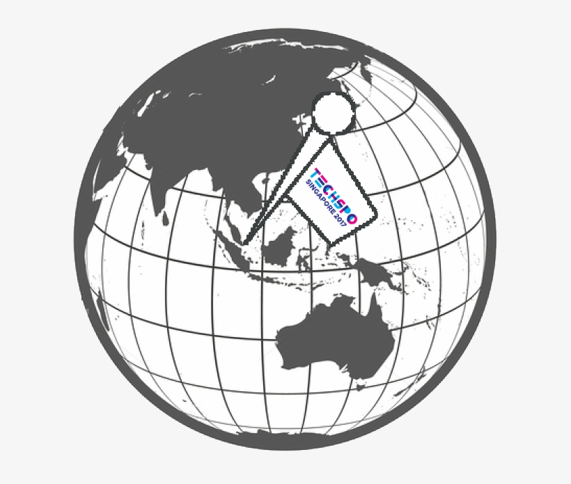 Techspo Singapore Flag - Countries With No Income Tax Map, transparent png