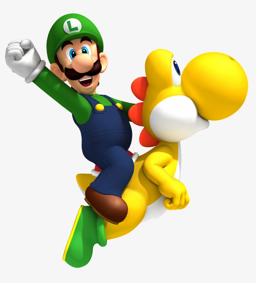 Clip Free Image Yellow Yoshi And Luigi Artwork New - Mario And Luigi Birdo, transparent png