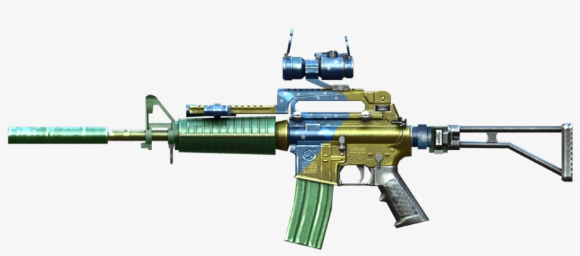 M4a1 Custom Brazil - Weapon, transparent png