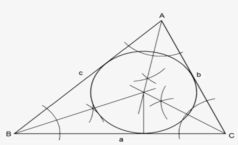 Internos Del Triángulo, Y Es El Centro De La Circunferencia - Line Art, transparent png