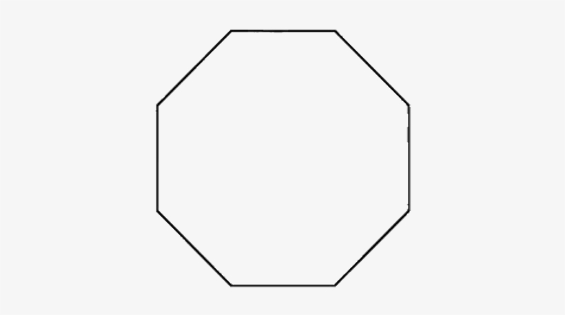 Octágono - Line Art, transparent png