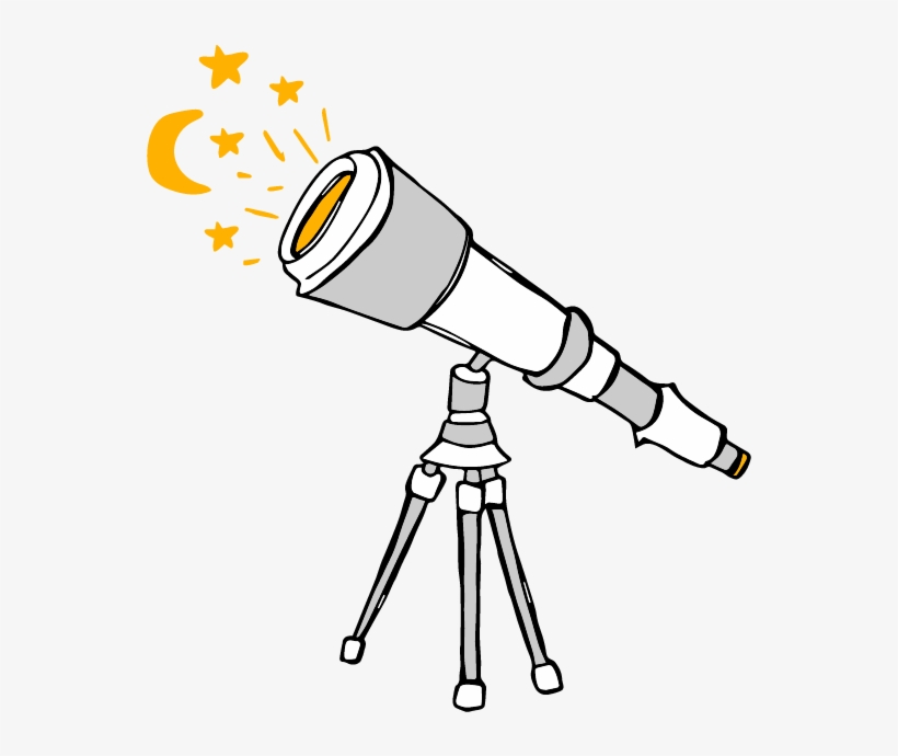 Telescope, transparent png