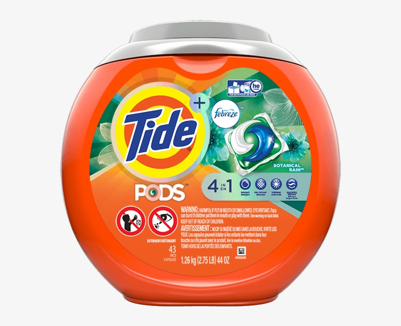 Tide Pods® Plus Febreze™ Laundry Detergent - Tide Detergent, transparent png