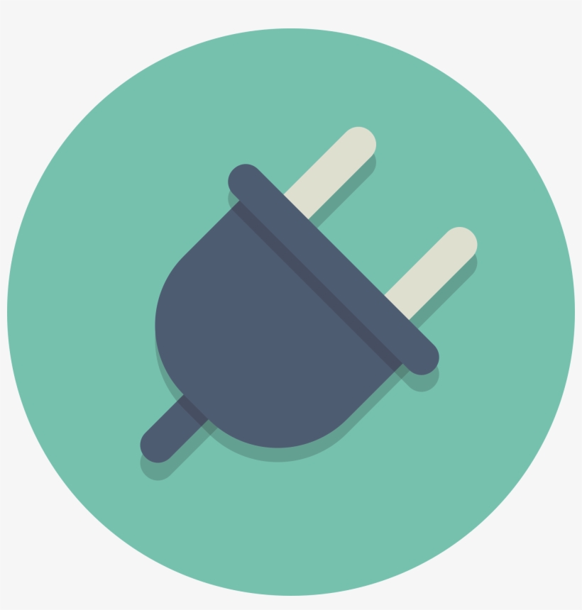 File Circle Icons Plugin Wikimedia Commons Open - Plug Icon, transparent png