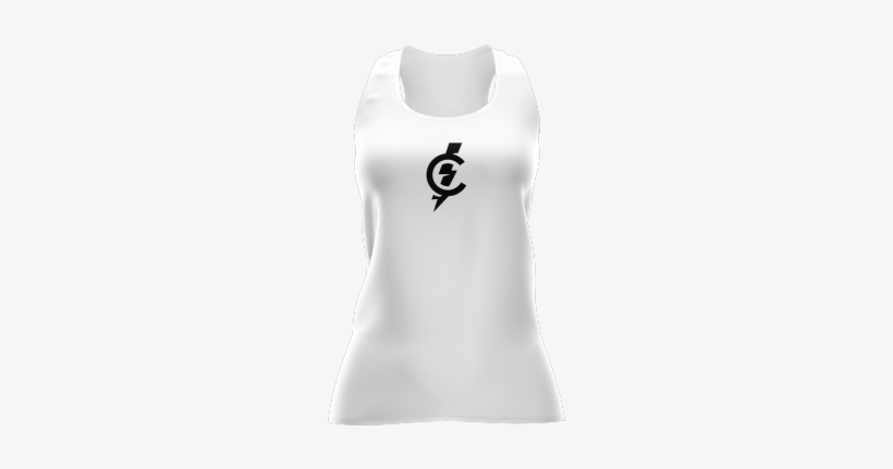 Cyber Women's White Tank - Active Tank, transparent png