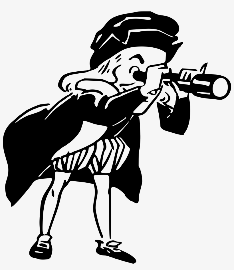 This Free Icons Png Design Of Using A Telescope, transparent png