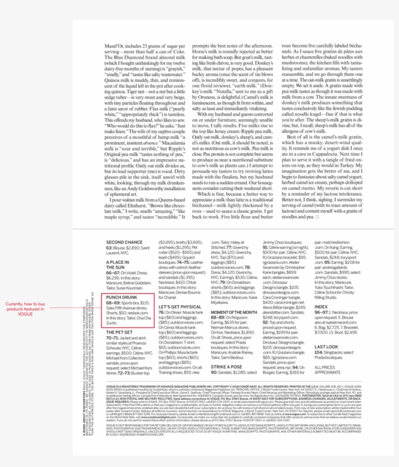 Page 105 Vogue January - Car, transparent png