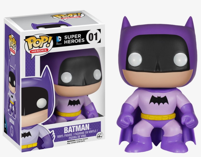 Dc Comics Batman 75th Anniversary Purple Rainbow Pop - Funko Pop Dc Universe Batman, transparent png