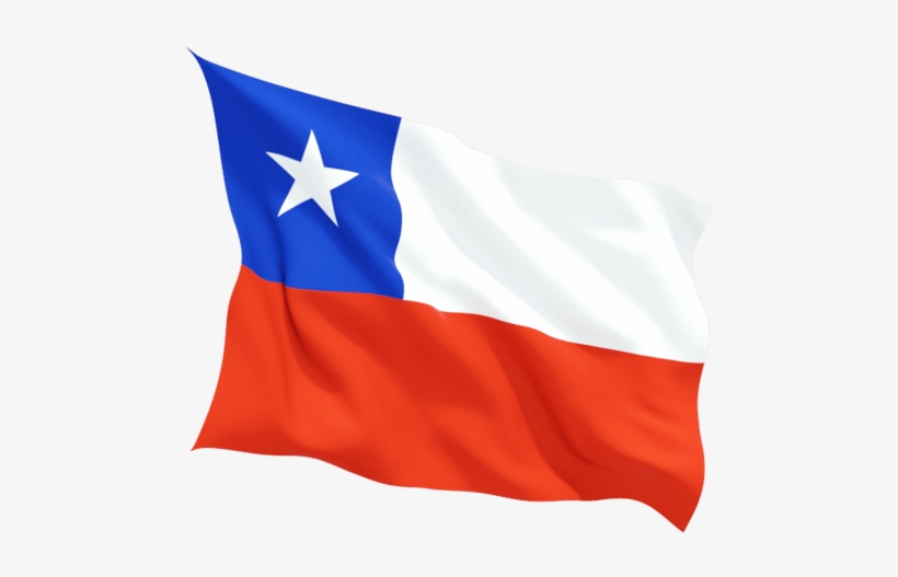 Chile Flag Wave - Flag Of Chile Png, transparent png