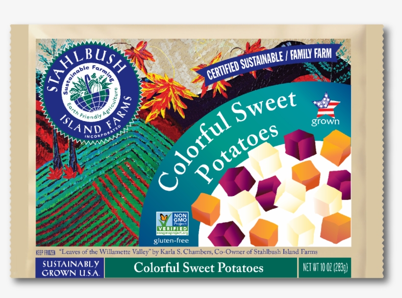 Our Colorful Sweet Potato Blend Is A Mixture Of White, - Stahlbush Island Farms Wild Rice - 10 Oz Bag, transparent png