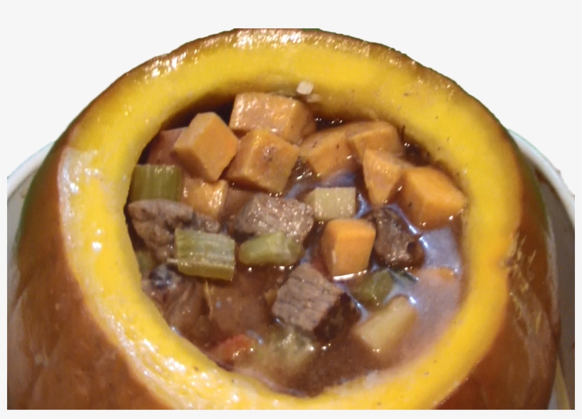 Pumpkin Beef Stew With Sweet Potato Baked In A Pumpkin - Curry, transparent png