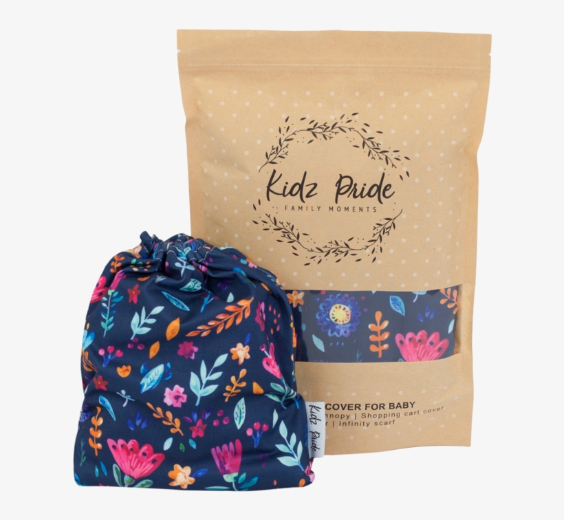 Navi Floral - Paper Bag, transparent png