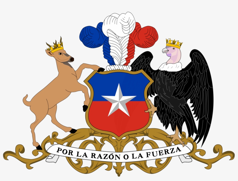 Coat Of Arms Of Chile - Chile Coat Of Arms Png, transparent png