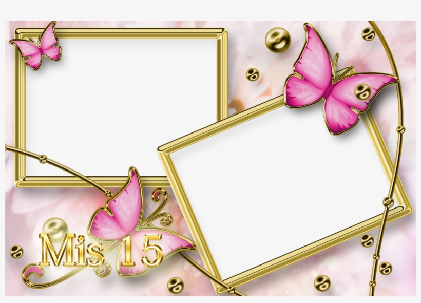 Resultado De Imagen Para Formas Vintage En Dorado Png - Fondo Xv Años Dorado, transparent png