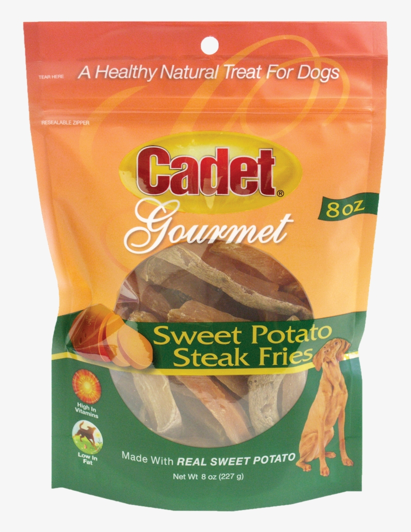 Cadet Dog Treats Sweet Potato Steak Fries 8 Oz, transparent png