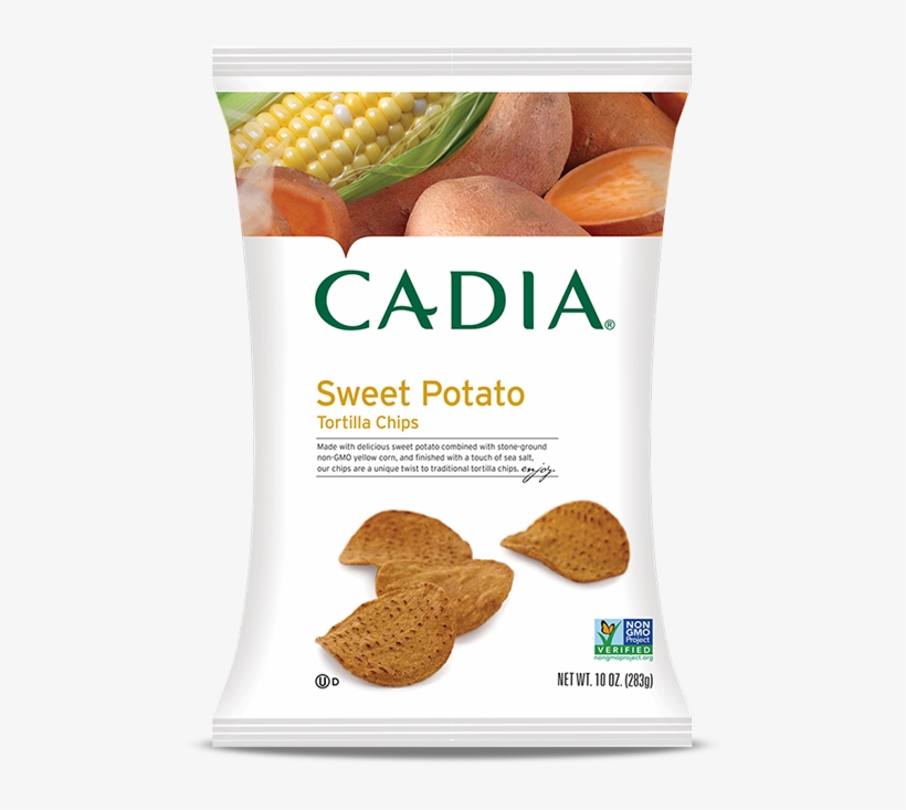 Our Sweet Potato Tortilla Chips Are Made With U - Cadia Organic Crushed Tomatoes With Basil, transparent png