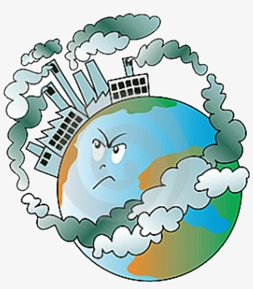 Air Pollution Soil Contamination Water Pollution Clip - Contaminacion Del Aire Dibujos, transparent png