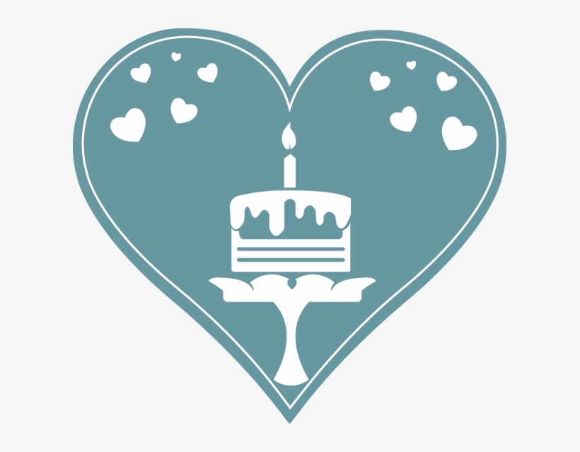 Birthday Cake Icon - Gemacht Mit Liebe Von Der Küche Von Runder Aufkleber, transparent png
