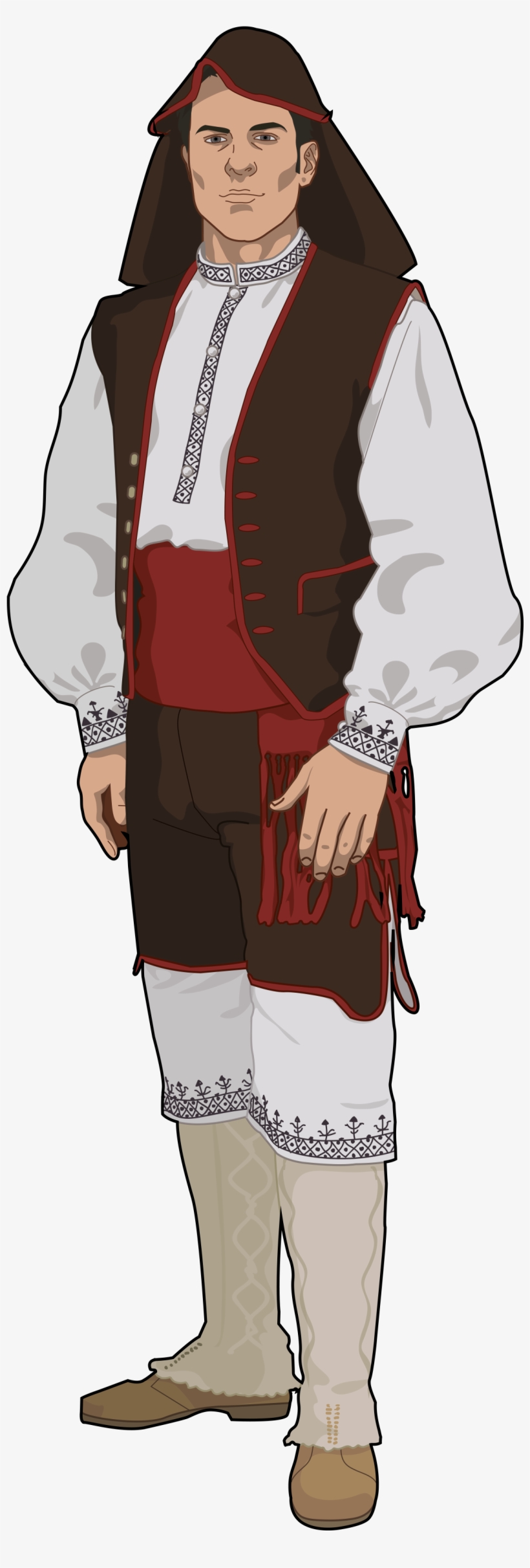 Traje Típico De La Palma Hombre - Traje Tipico De La Palma, transparent png