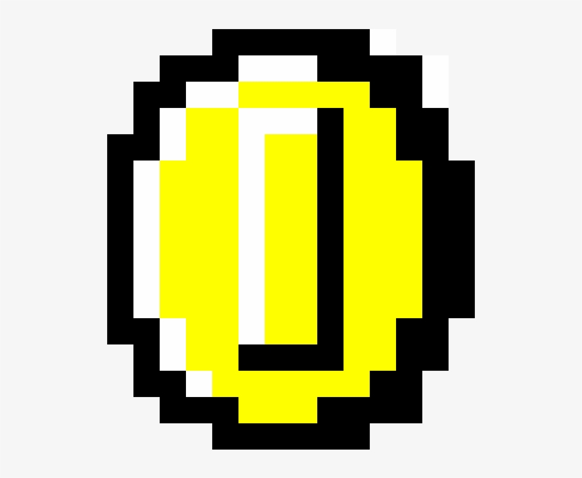 Coin - Mario Coin Perler Beads, transparent png