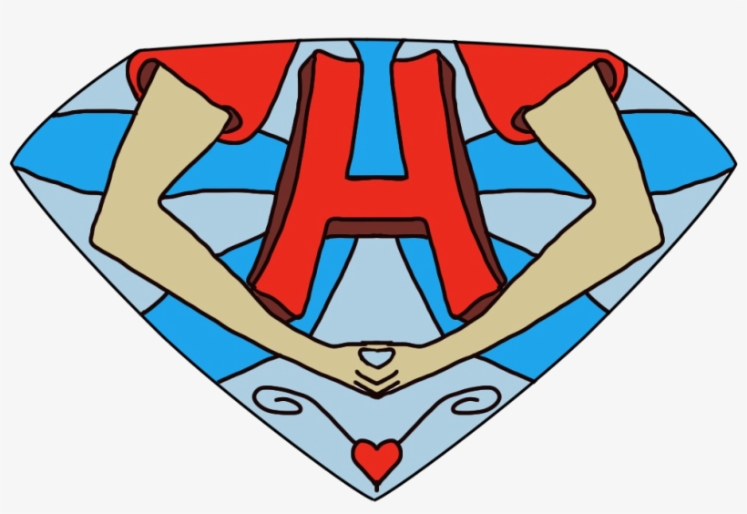 Man Of Steel Logo Outline - Justice League, transparent png