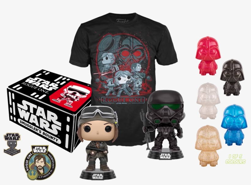 Star Wars Smuggler's Bounty - Rogue One Funko Box, transparent png