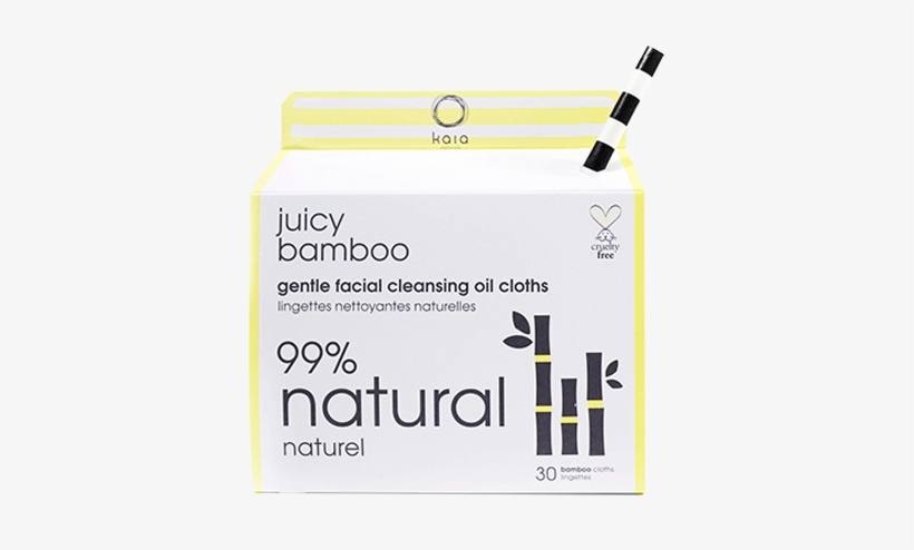 Juicy Bamboo Gentle Facial Cleansing Oil Cloths, transparent png