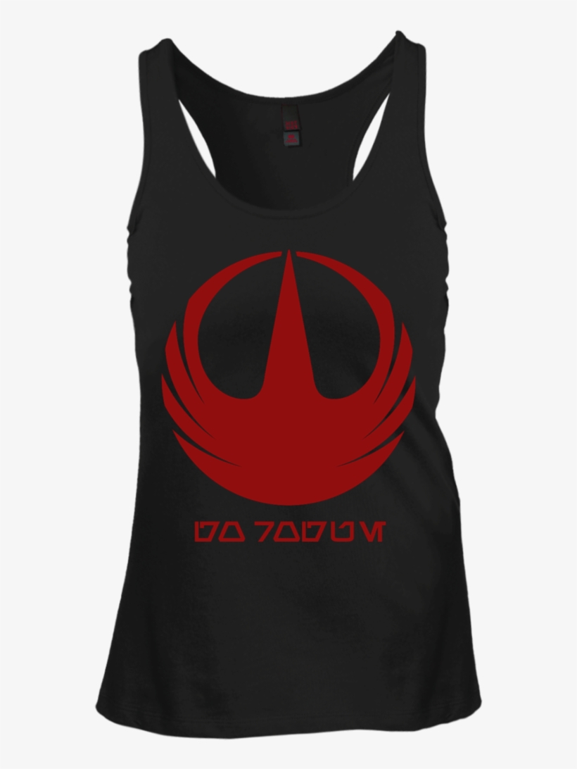 Rogue One Red Logo Juniors Create Your Own Racerback - Flying Monkey Women's Tank Tops, transparent png