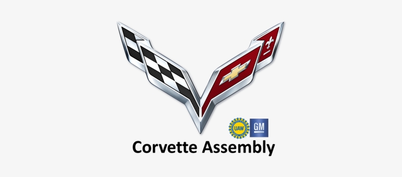 Corvette Drawing Emblem - Lighted C7 Corvette Wall Clock, transparent png
