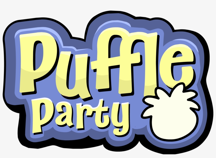 Puffle Party 2012 New Logo - Club Penguin Puffle Party Logo, transparent png