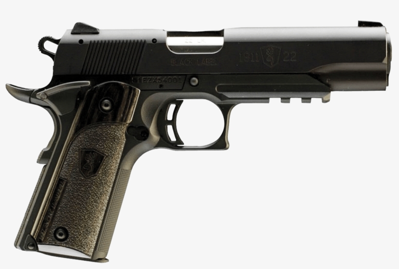91938 - Browning 1911 22 Black Label Compact, transparent png