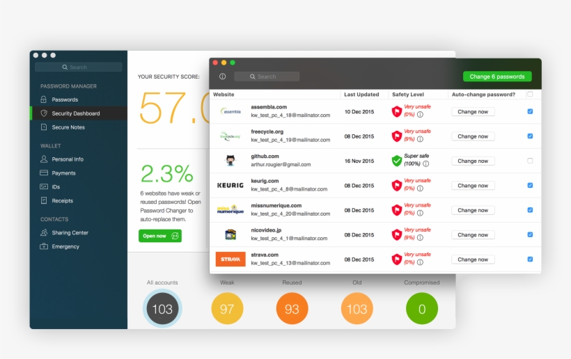 One Of Dashlane's Better Features Is Its Ability To - Macos, transparent png