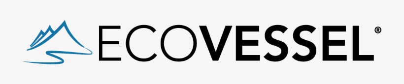 Eco Vessel Mountain Logo Left Blue Mountain Black Text - Graphics, transparent png