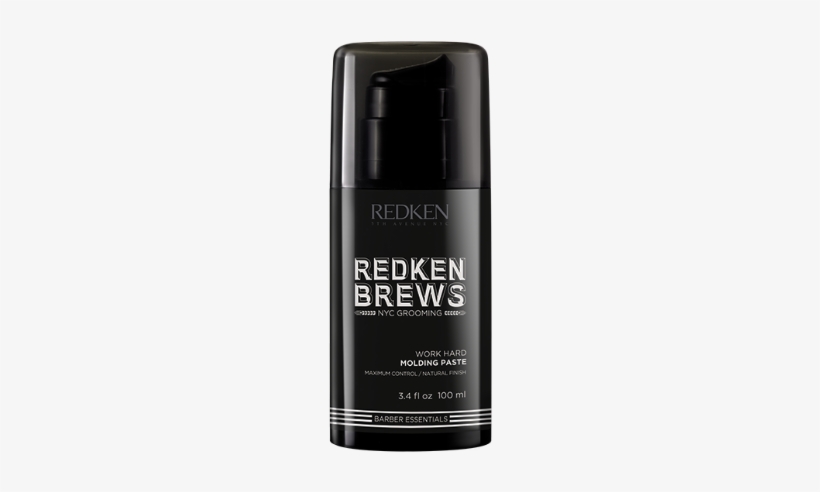 Redken Brews Work Hard Molding Paste - Redken Molding Paste, transparent png
