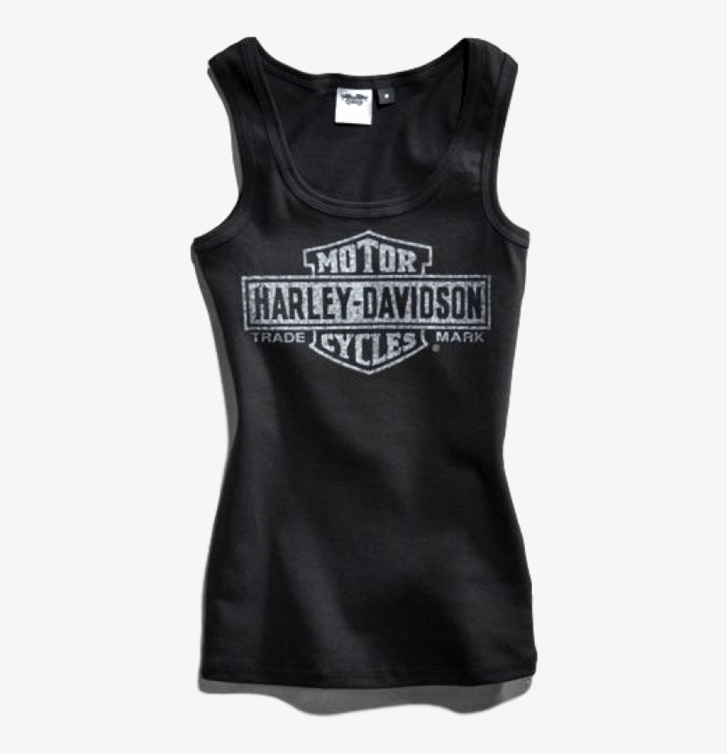 Women's Bar & Shield Logo Tank - Harley-davidson Black Matte Zippo Lighter, transparent png