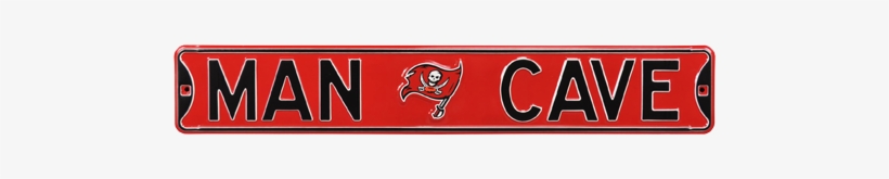 Tampa Bay Buccaneers “man Cave” Authentic Street Sign - Man Cave Tampa Bay Bucs Steel Sign Wall Sign 36 X 6in, transparent png