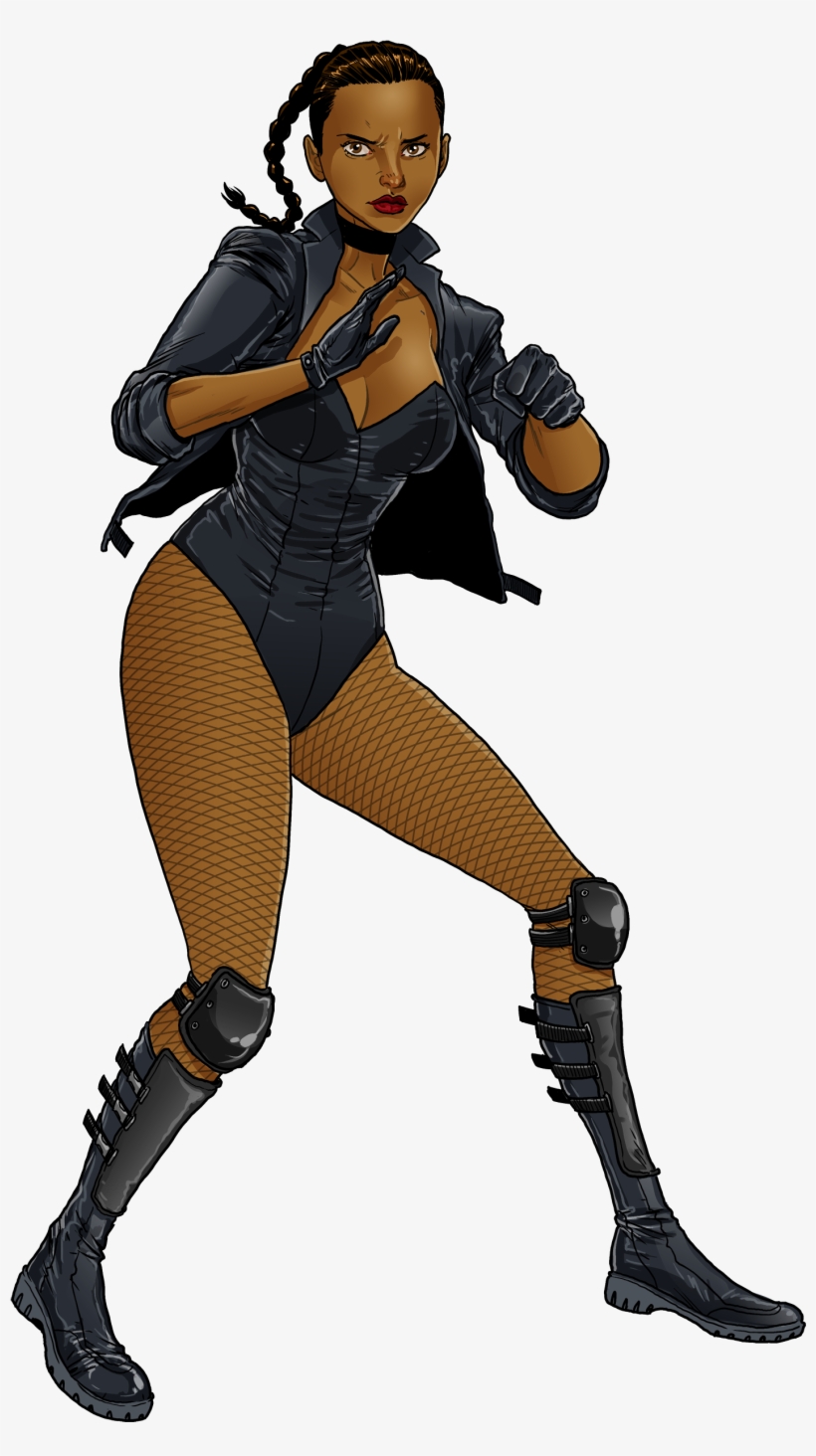-in The 52 Multiverse, Black Canary Is African American, - Cartoon, transparent png