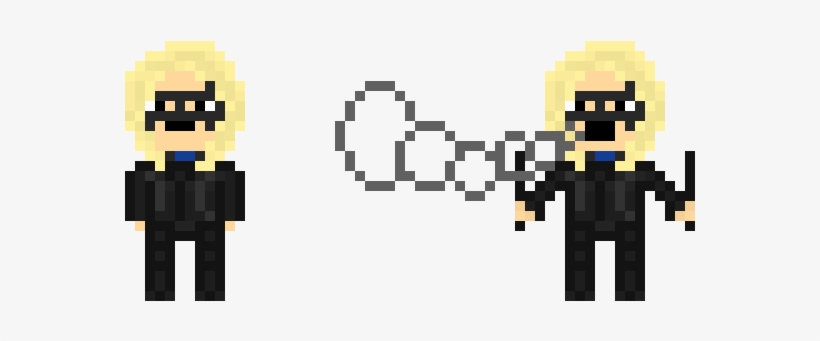 Black Canary - Cartoon, transparent png