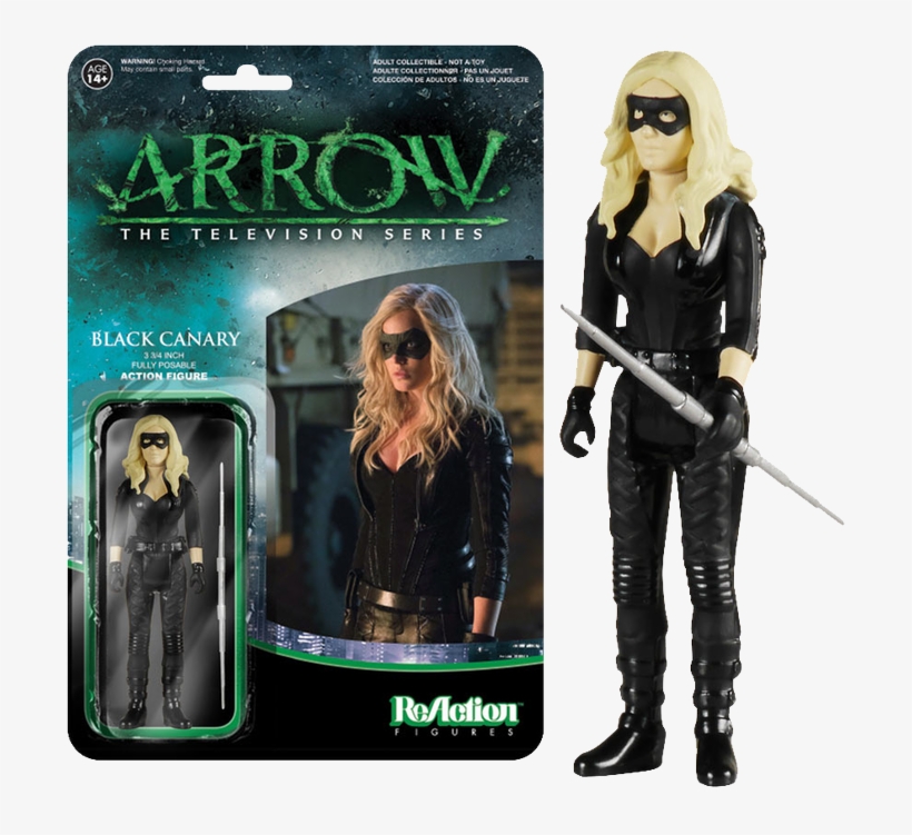 Black Canary Reaction Figure - Arrow - Black Canary Reaction Figure, transparent png