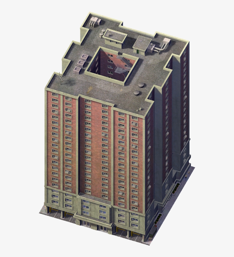 Hamster Tenements - Simcity 4 Tenement, transparent png