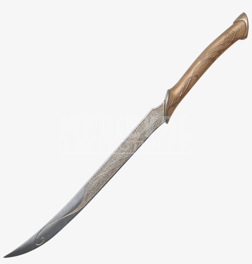 The Hobbit Legolas Greenleaf Fighting Knife - Legolas Dagger, transparent png