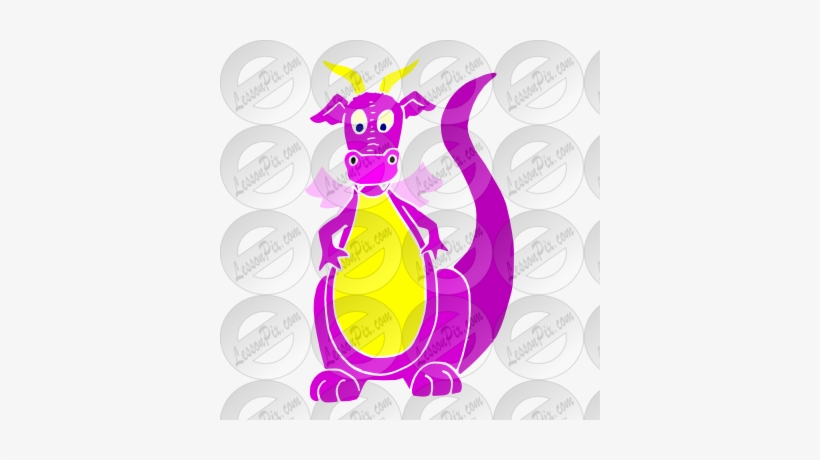 Dragon Clipart Stencil - Dragon, transparent png