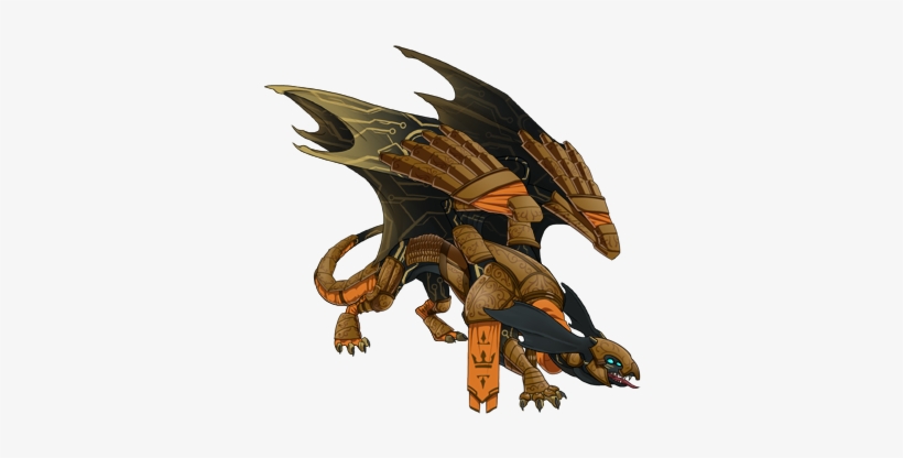 94m Starfury - Cyberpunk Dragon, transparent png