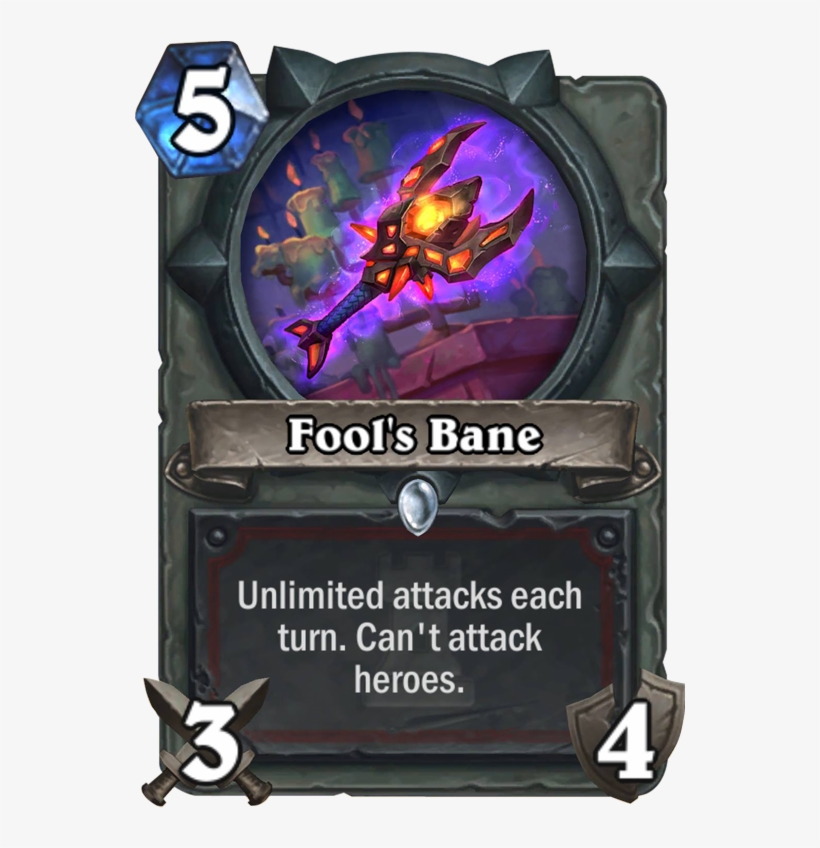 Fool's Bane - Fool's Bane Hearthstone, transparent png